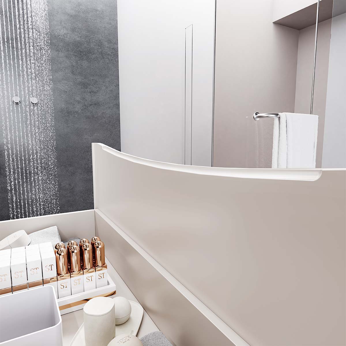 Tủ lavabo kèm tủ gương DeMuhler ML276315-100