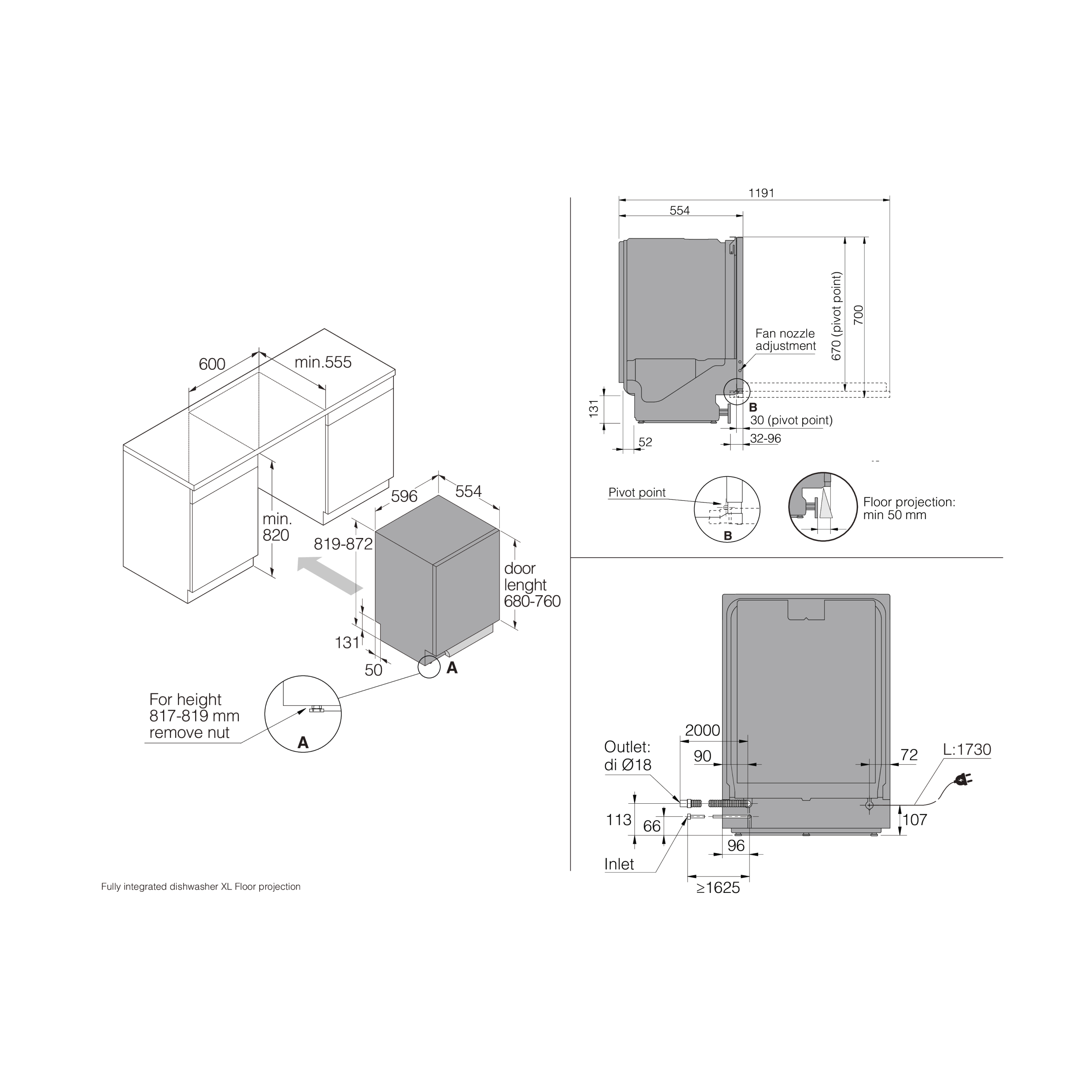 Máy rửa bát Asko DFI747U/1 âm tủ chính hãng