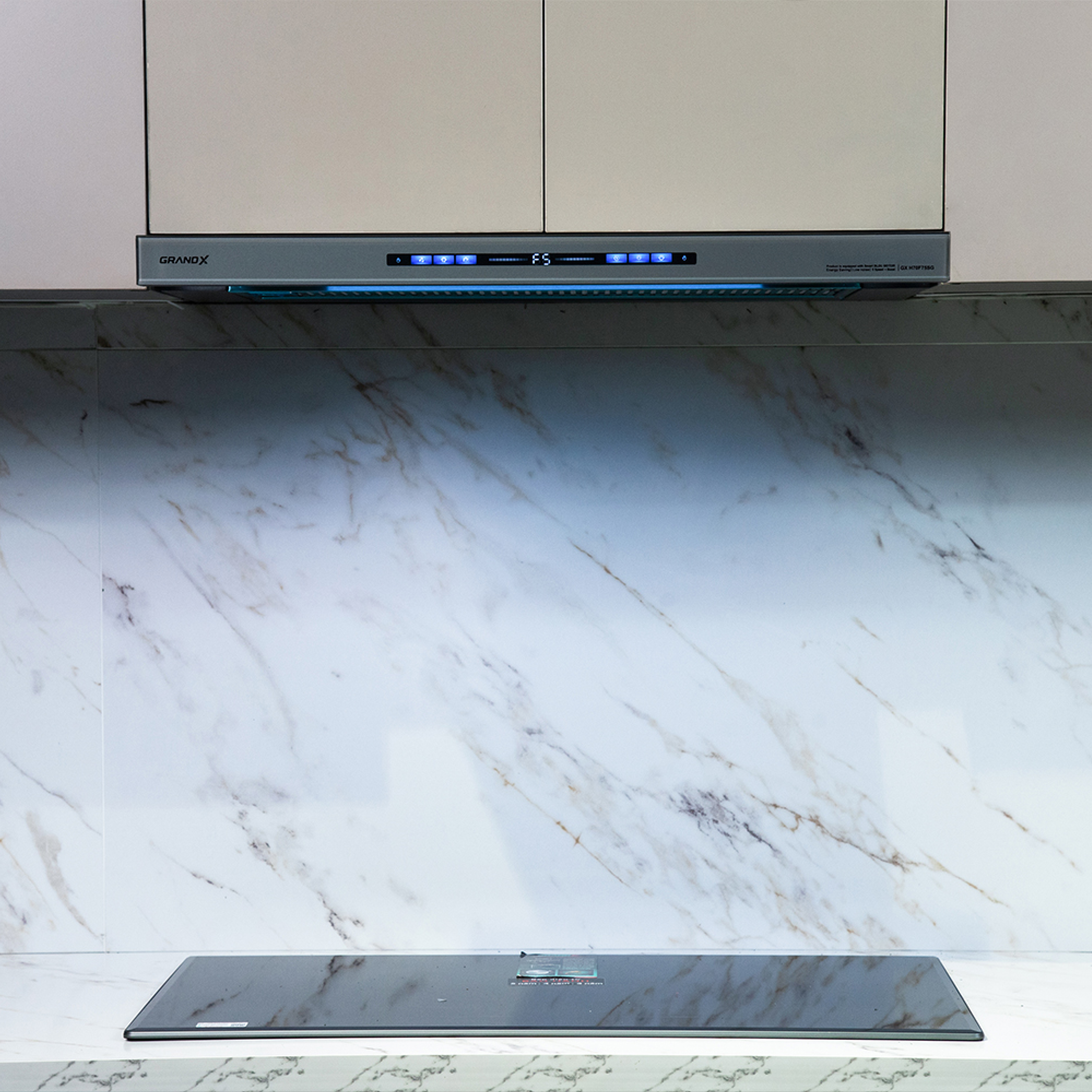 Hút mùi âm tủ GRANDX GX H70F75G, rộng 70cm hiện đại