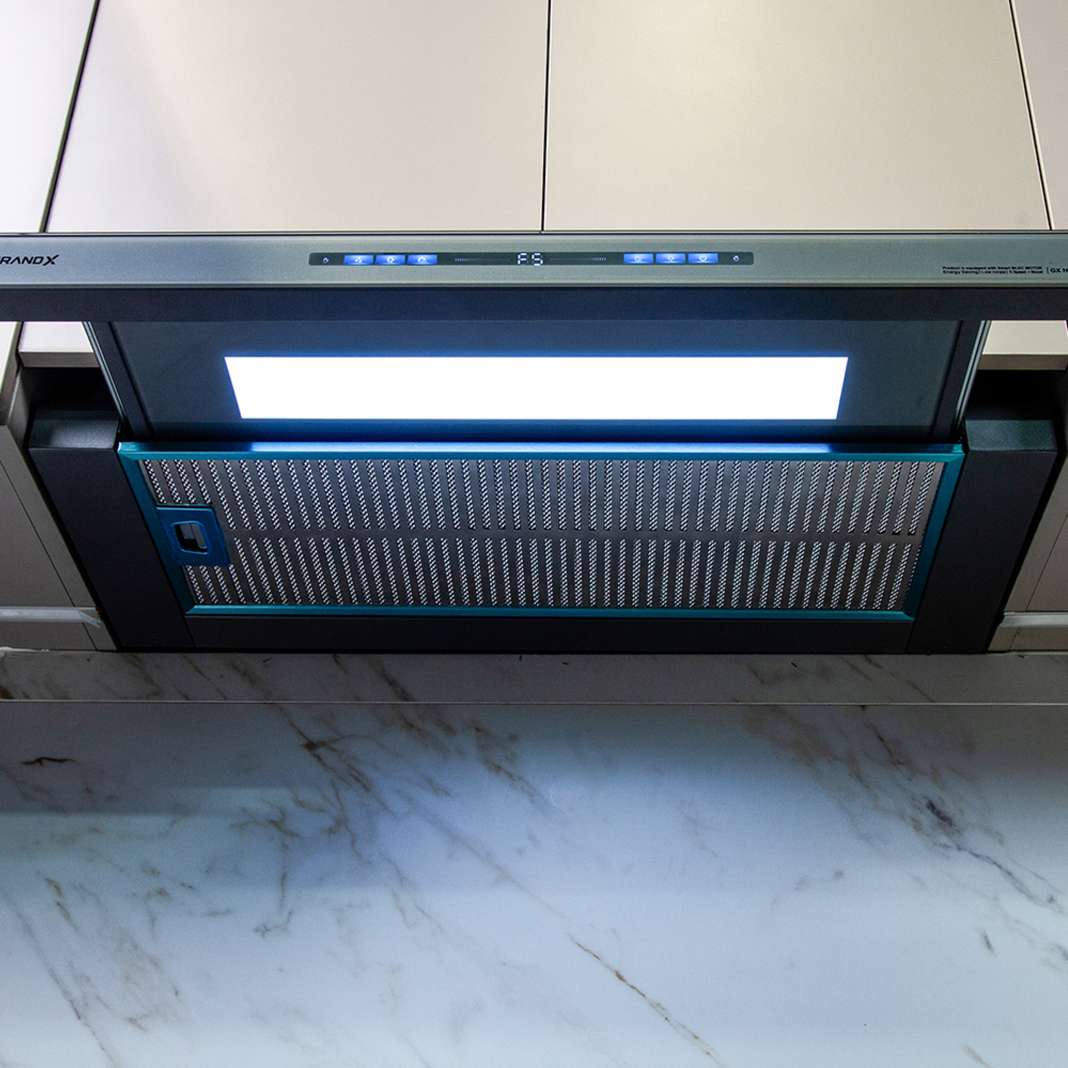 Hút mùi âm tủ GRANDX GX H70F75G, rộng 70cm cao cấp