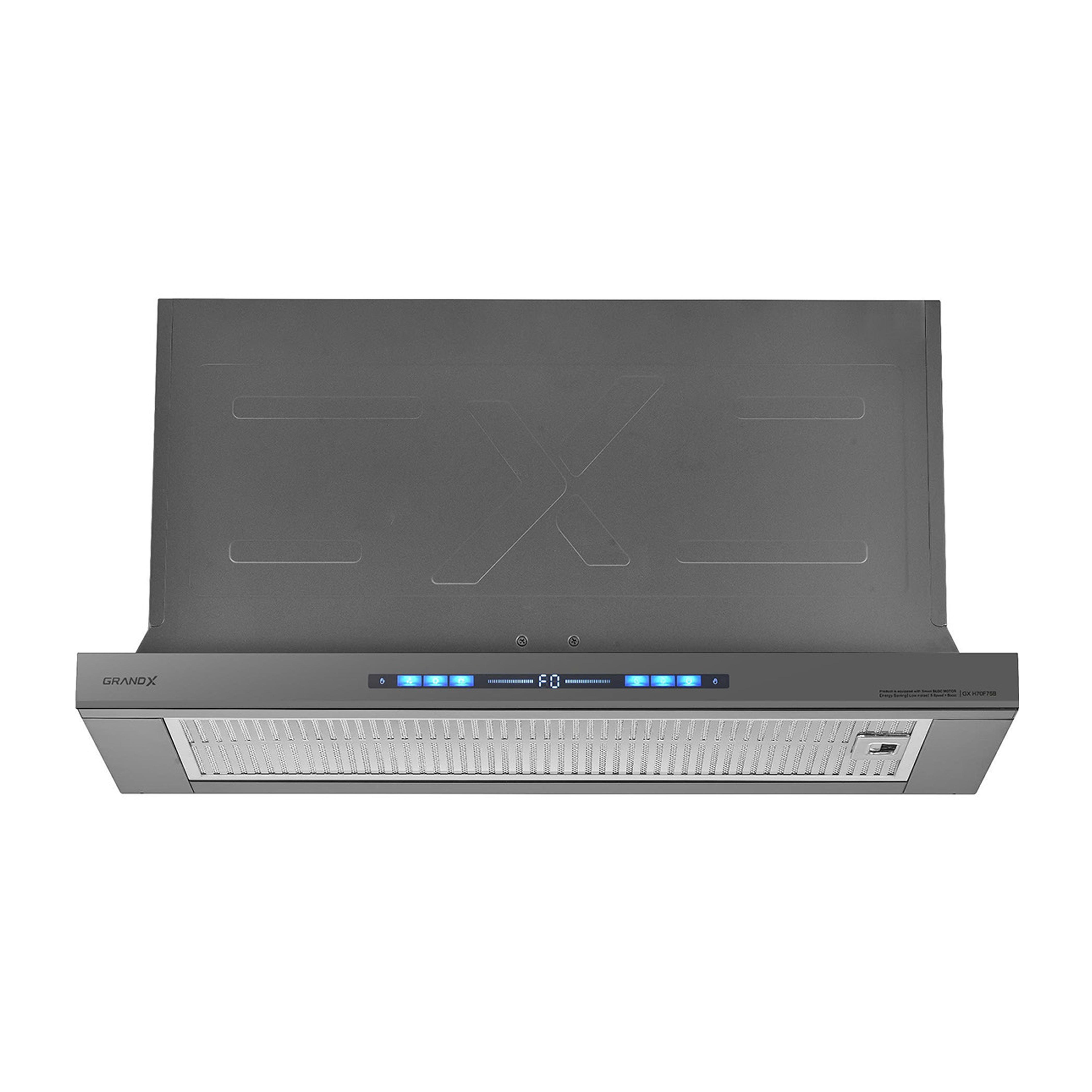 Hút mùi âm tủ GRANDX GX H70F75G, rộng 70cm