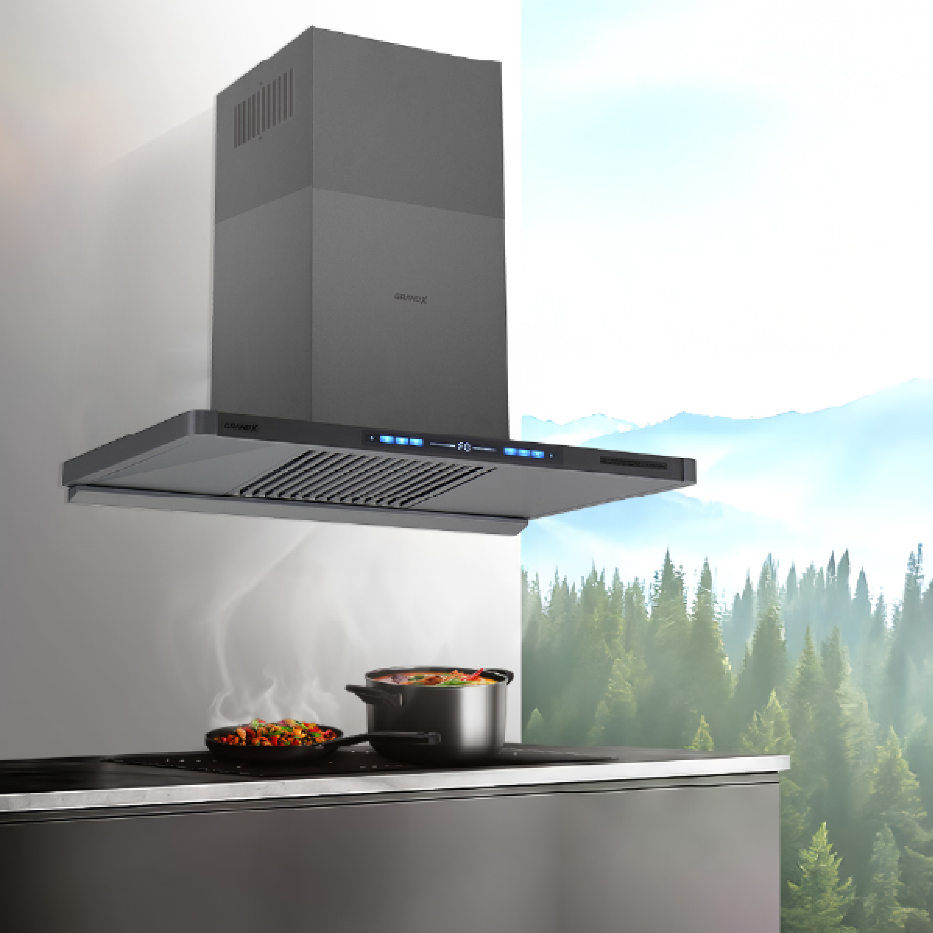 Máy hút mùi GRANDX GXH70T82PRO hiện đại