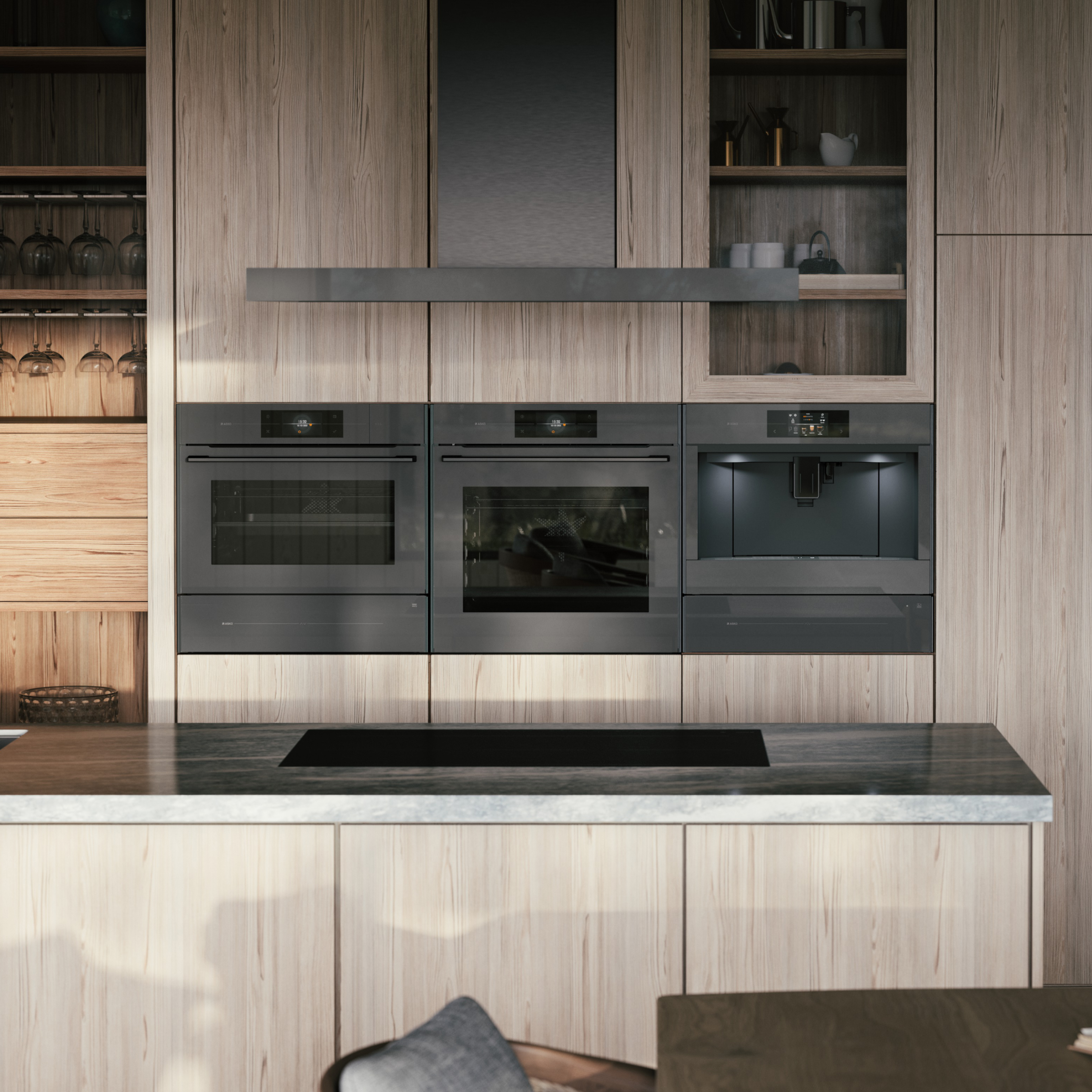 Lò nướng Asko OCS8678GG tích hợp hấp chính hãng