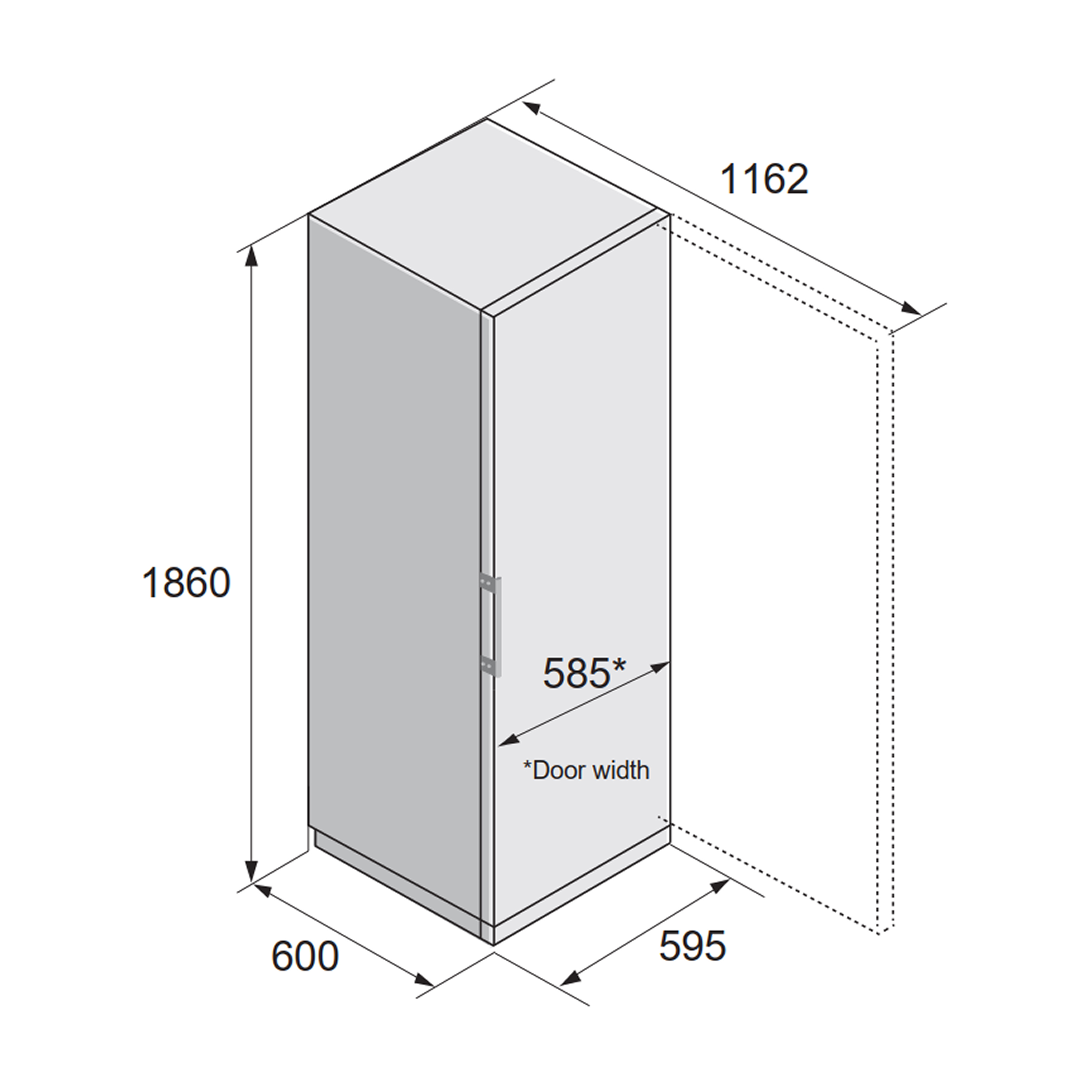 Tủ đông độc lập Asko RFF586KNCS1 sang trọng