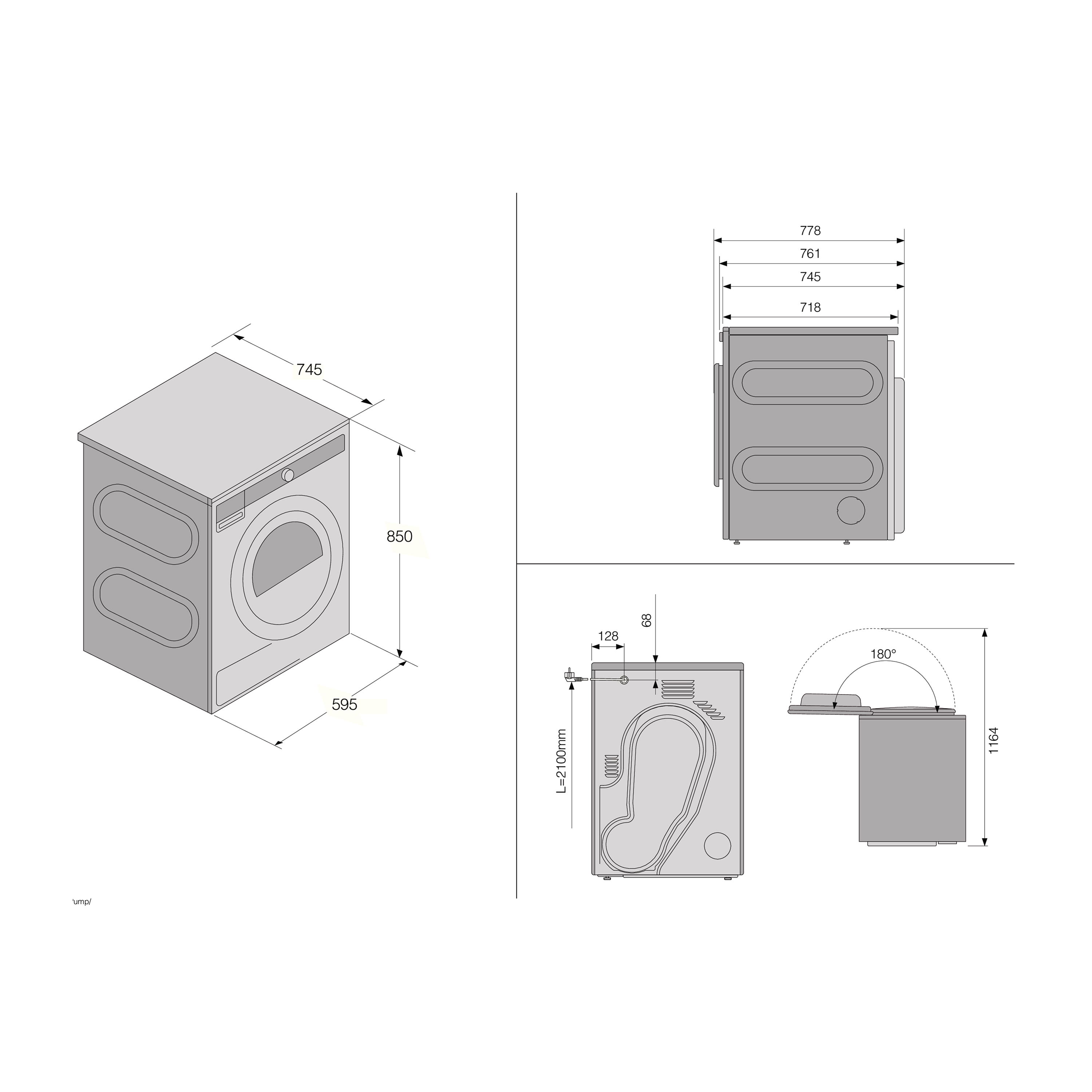 Máy sấy quần áo Asko T711HUXLW chính hãng