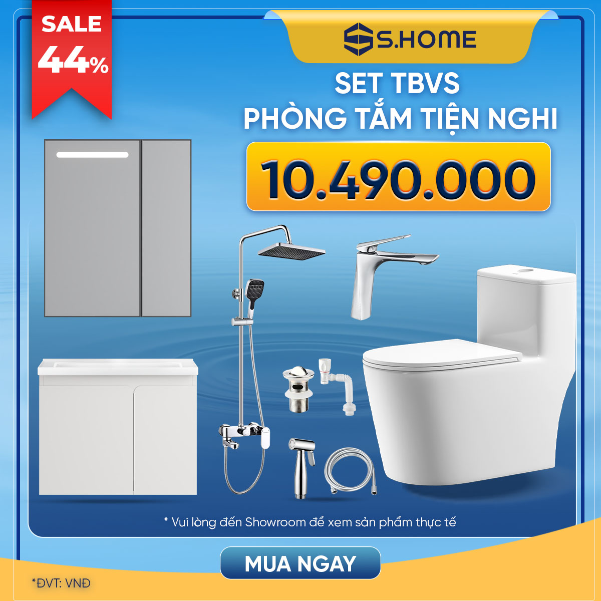 Combo Phòng Tắm Hiện Đại 10.490K