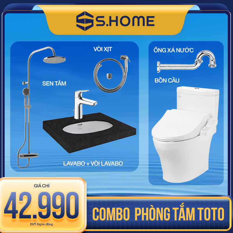 Combo thiết bị vệ sinh Toto giá 42990k