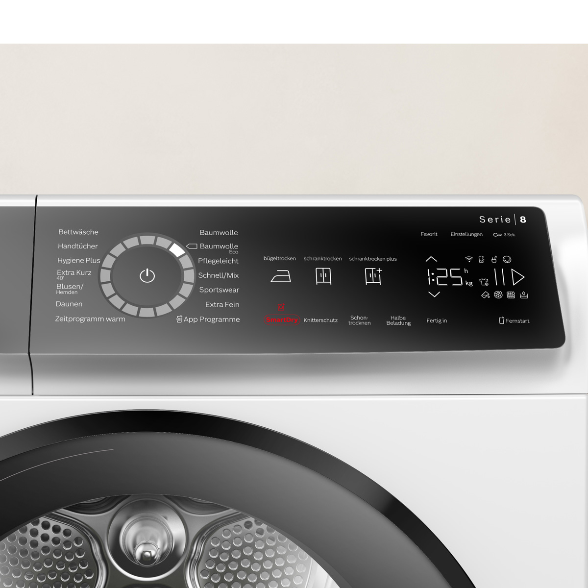 Máy sấy Bosch WQB245B40 series 8 hiện đại