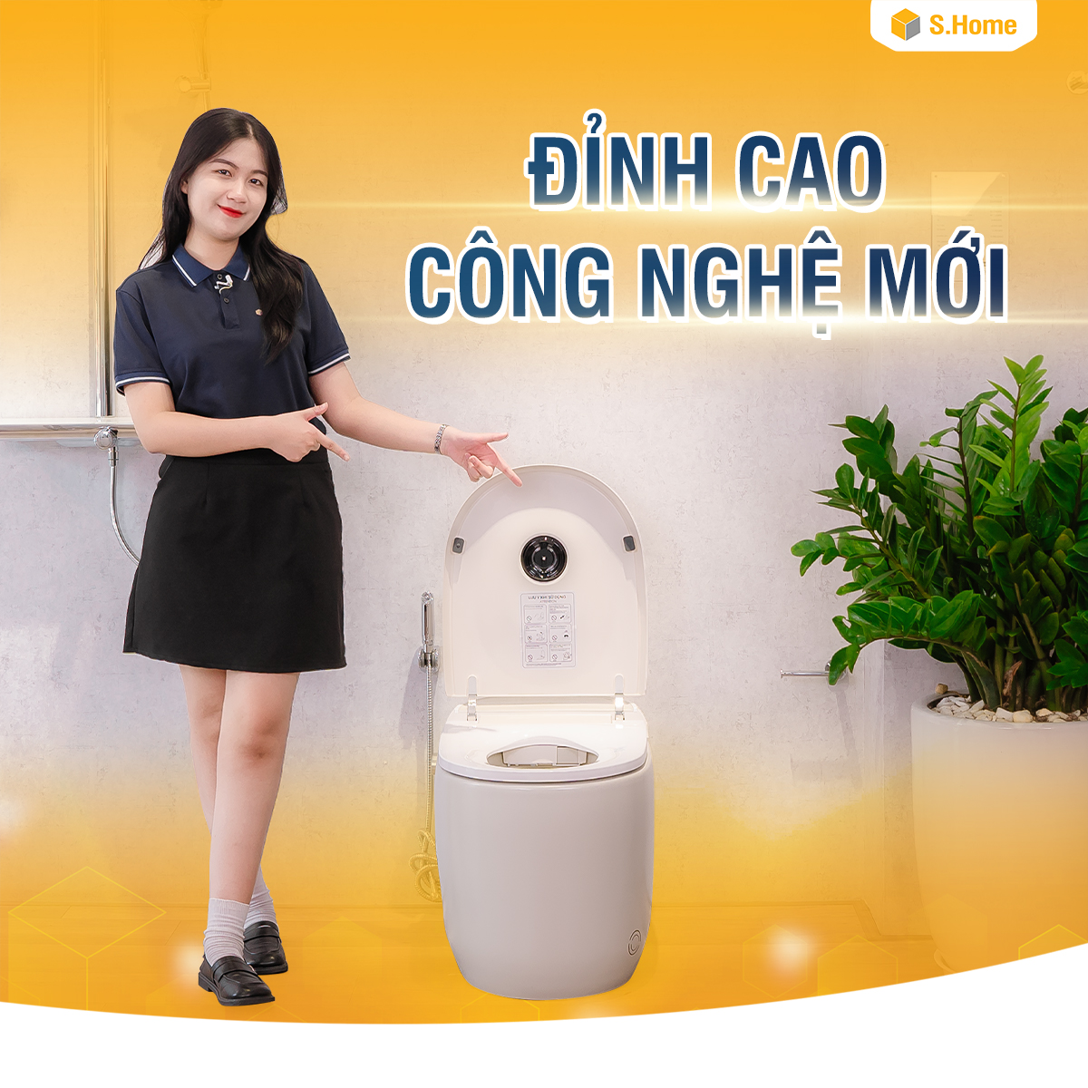 Bồn cầu thông minh DeMuhler ML368005QH