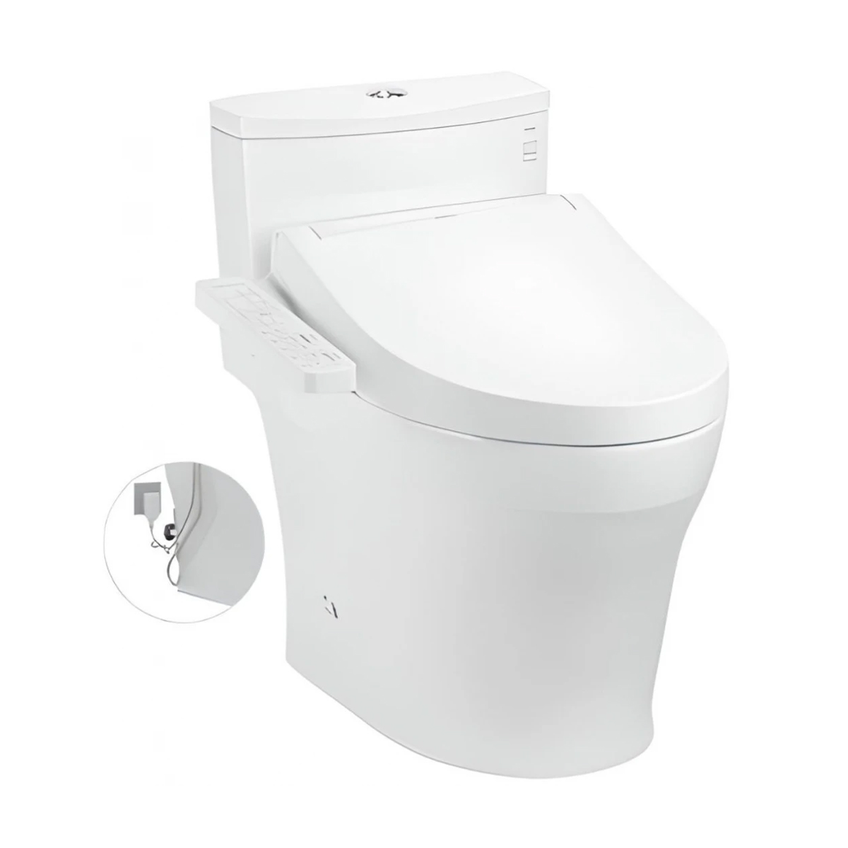 Bồn cầu đặt sàn 1 khối TOTO MS885DW16 nắp điện tử Washlet C2 TCF23410AAA