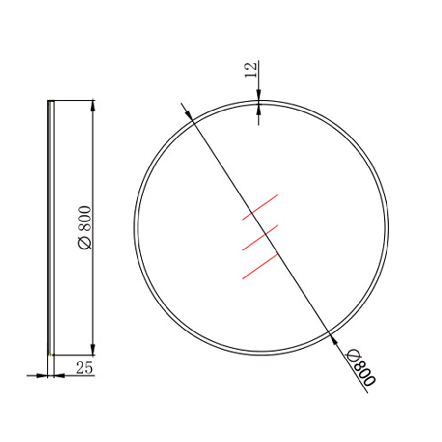 Gương thường Innoci NM18010K