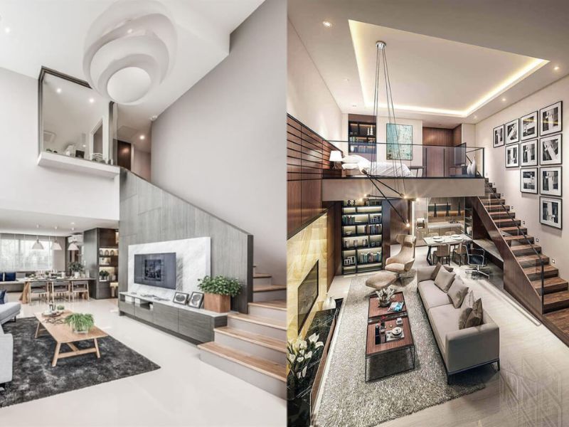 Cầu thang gác lửng là gì? 