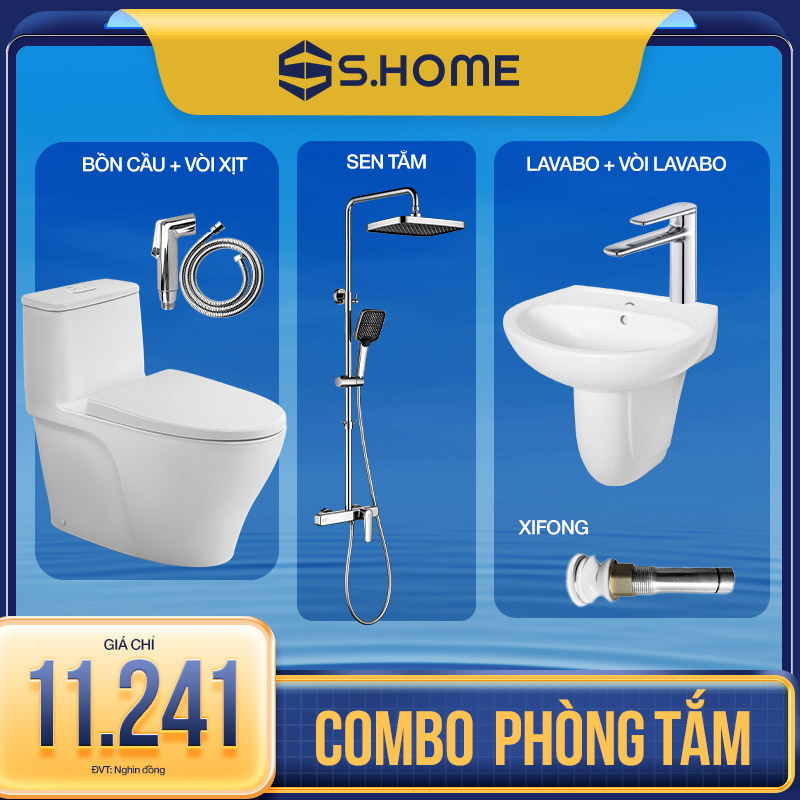 Combo Bồn cầu Inax AC-989VN giá chỉ 2.990K