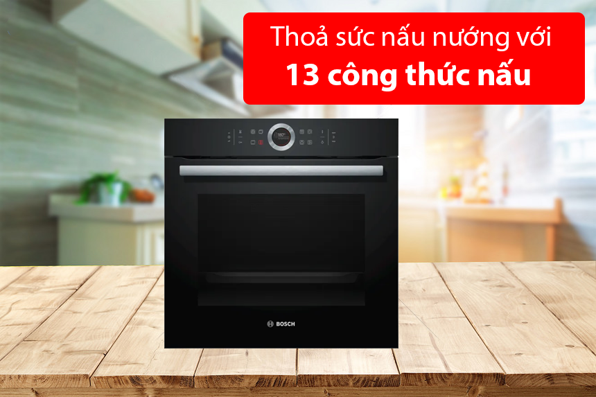 Lò nướng Bosch HBG635BB1 serie 8 - Dung tích 71 lít