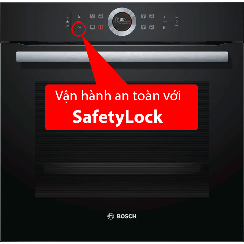 Lò nướng Bosch HBG635BB1 serie 8 - Dung tích 71 lít