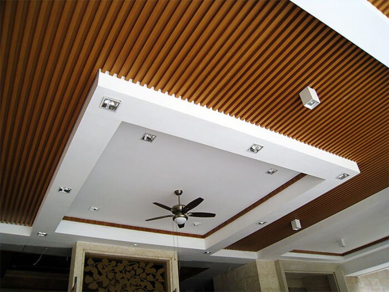 La phông trần giả gỗ