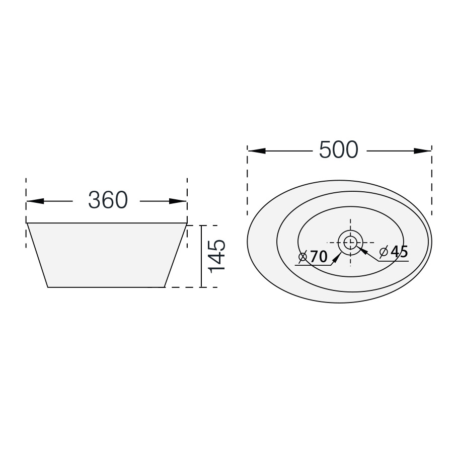 Chậu Lavabo đặt bàn DeMuhler ML713001GW