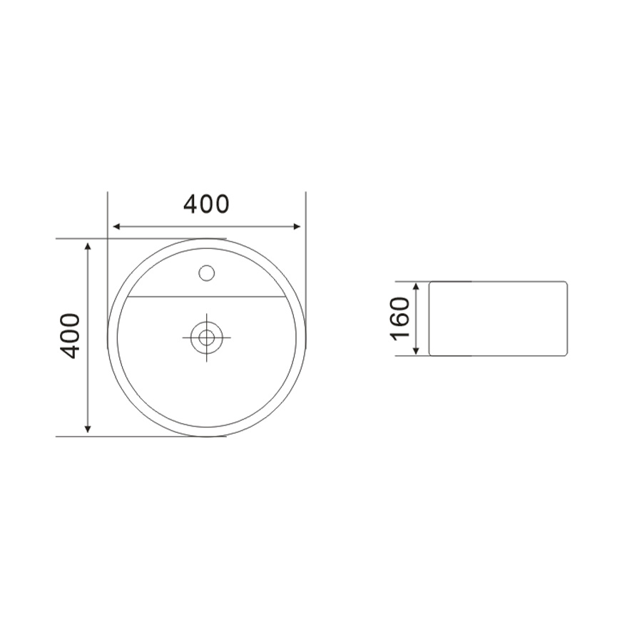 Chậu Lavabo đặt bàn DeMuhler ML8748