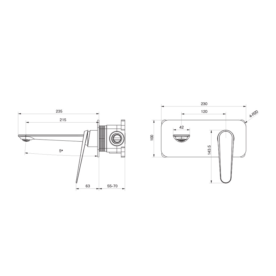 Vòi lavabo DeMuhler ML616001