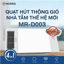 Quạt Hút Mùi Thông Gió Nhà Tắm Morris MR-D003