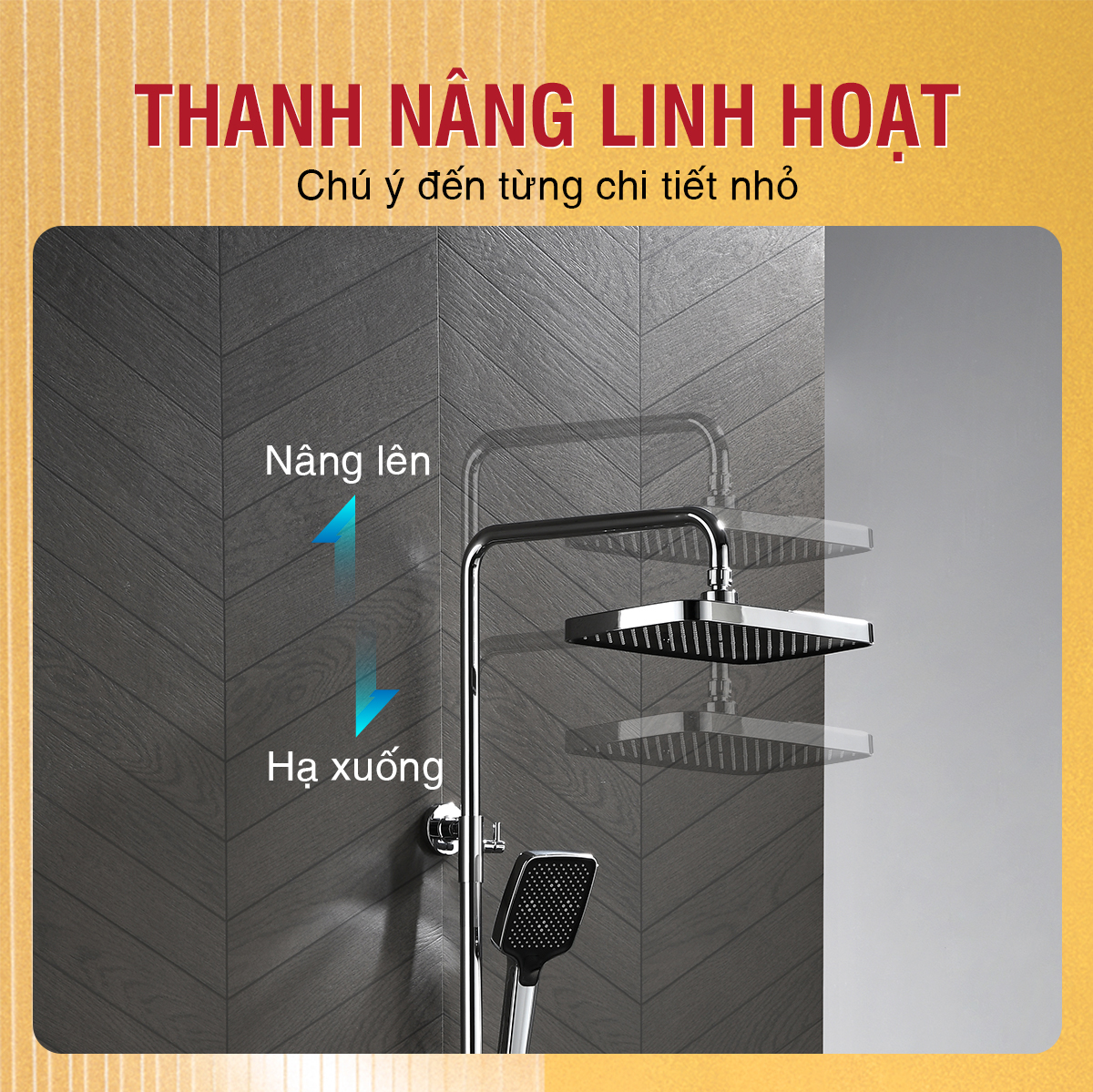 Cây sen Demuhler ML513102C có thanh nâng linh hoạt