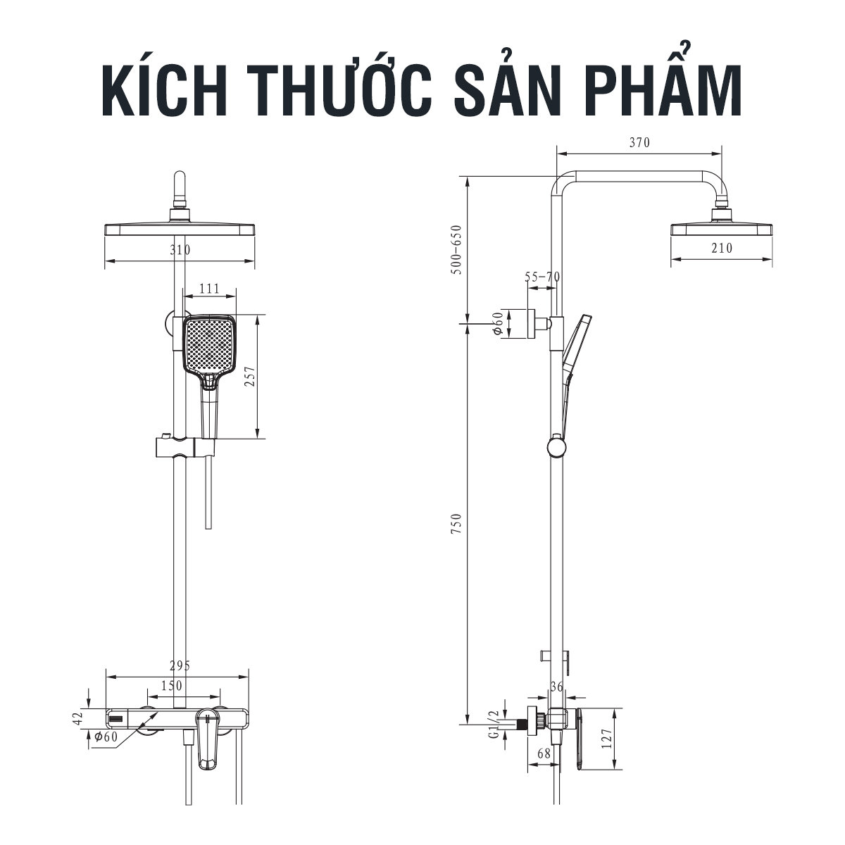 Thông tin sen tắm cây Demuhler ML513102C