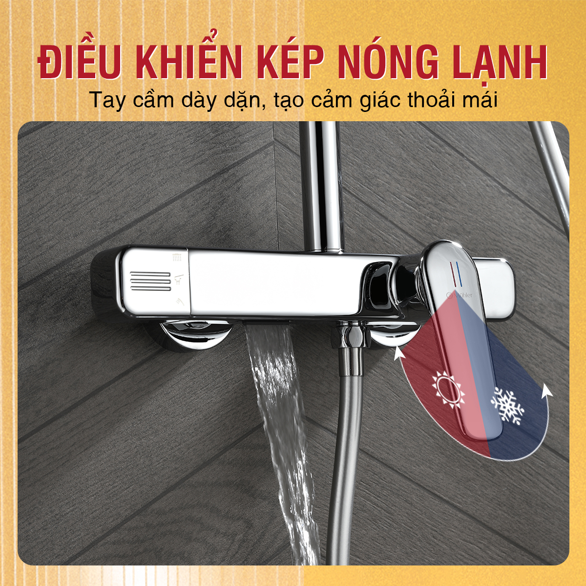 Điều khiển kép nóng lạnh