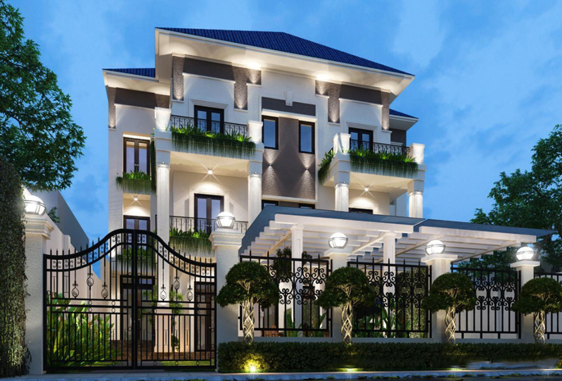 Biệt thự 2 mặt tiền