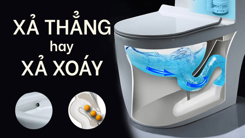 Tiêu chí đánh giá một chiếc bồn cầu xả nước mạnh