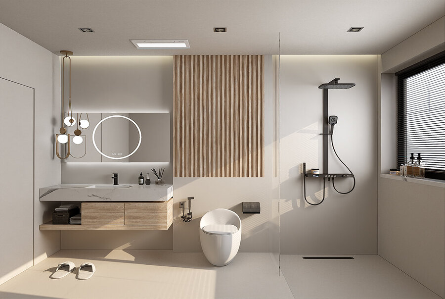 Cách bố trí bồn cầu trong nhà vệ sinh hợp lý, đúng phong thủy