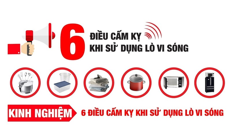 Những lưu ý khi sử dụng lò vi sóng