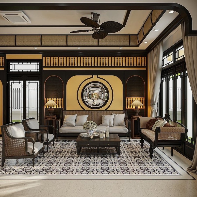 Gạch bông giả cổ