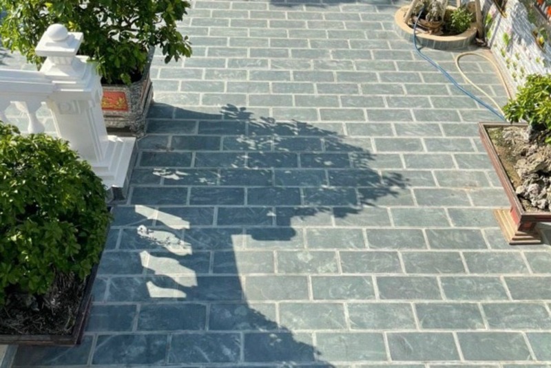 Mẫu gạch đá lát sân