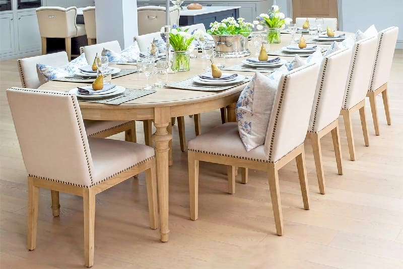 Gợi ý lựa chọn bàn ăn 10 người được ứng dụng phổ biến hiện nay