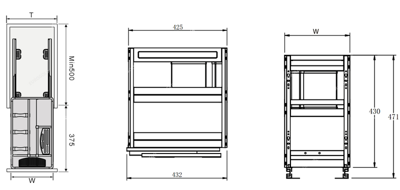 Giá thớt inox 304 đi kèm khay