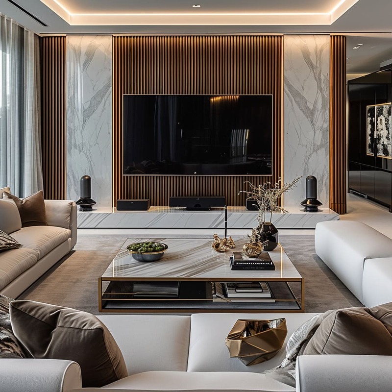 mẫu vách tivi đẹp được ưa chuộng hiện nay