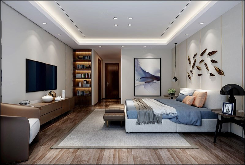 Một số lưu ý khi thiết kế trần thạch cao phòng ngủ