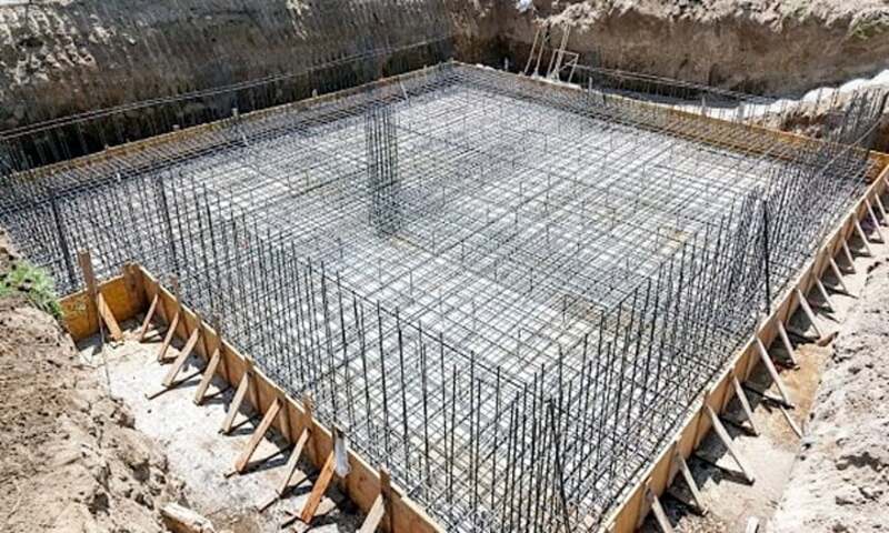 Cấu tạo của móng bè
