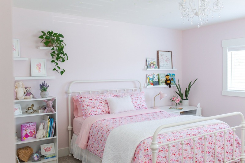 Thiết kế phòng ngủ đẹp cho nữ màu hồng