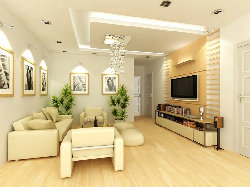Mẫu phòng khách đẹp hiện đại, đơn giản