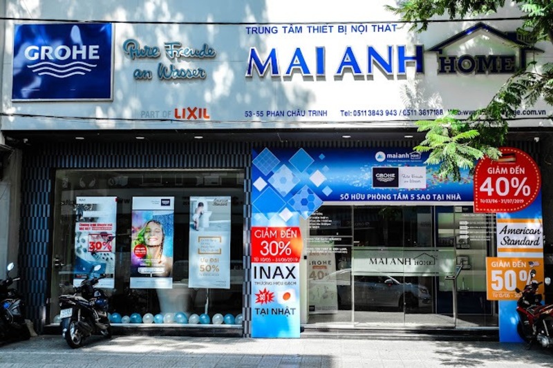 Top 7 Cửa hàng thiết bị vệ sinh Đà Nẵng uy tín Trung Tâm Thiết Bị Nội Thất Mai Anh