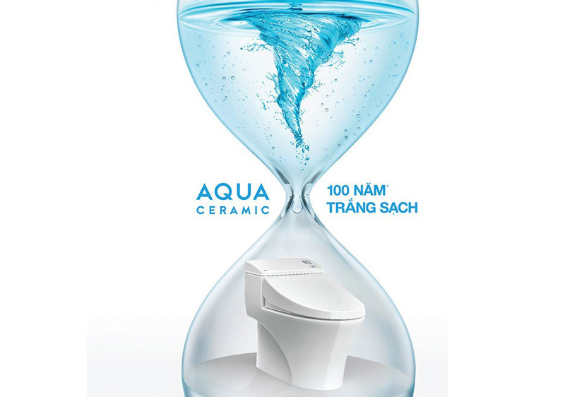 Ứng dụng công nghệ men tiên tiến Aqua Ceramic