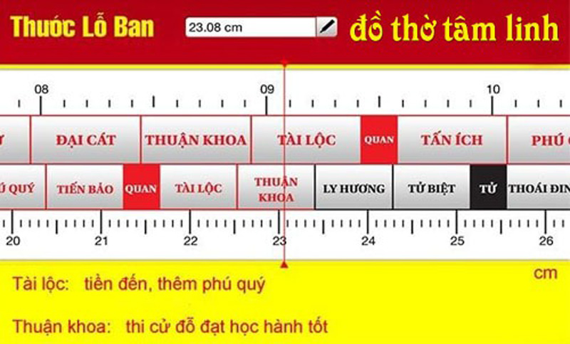 Thước Lỗ Ban online