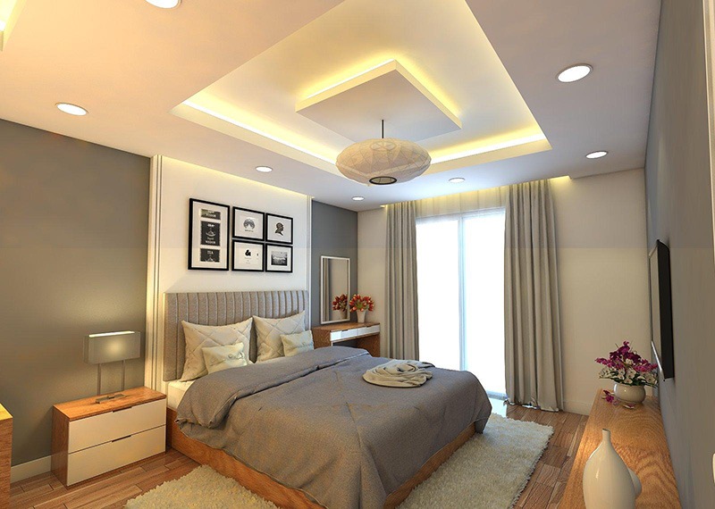 10+ mẫu trần thạch cao phòng ngủ đẹp, dễ ứng dụng