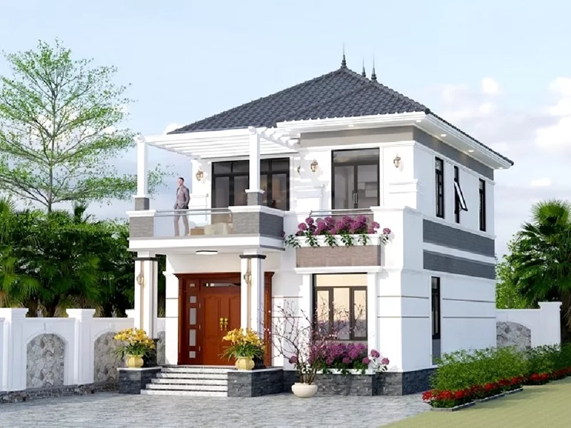 Dự toán chi phí xây nhà 2 tầng 80m2 (2025)