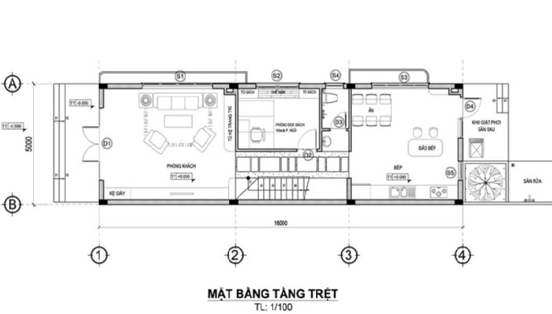 Mẫu nhà 2 tầng 3 phòng ngủ 80m2 – Thiết kế tối ưu chi phí