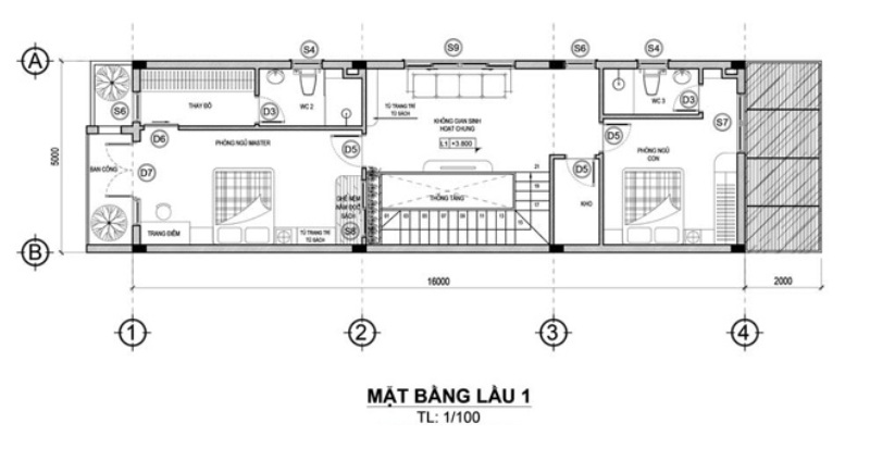 Chi phí xây nhà 2 tầng 80m2 ở nông thôn