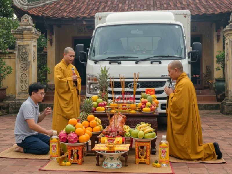 Bài cúng xe hàng tháng - mùng 2 và 16 hàng tháng