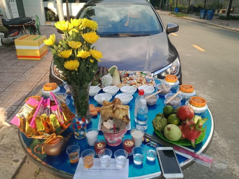 Ý nghĩa của bài cúng xe hàng tháng