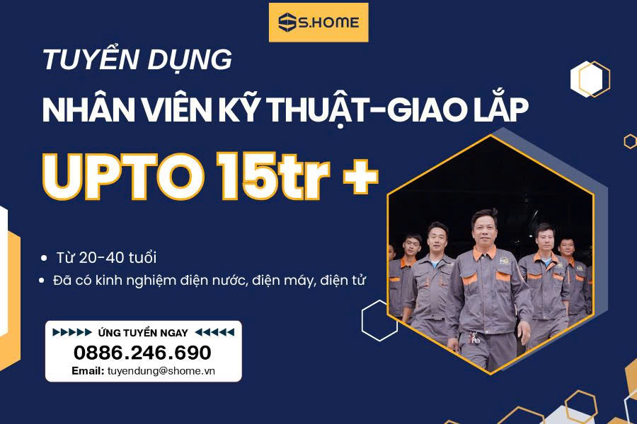 TUYỂN DỤNG NHÂN VIÊN KỸ THUẬT-GIAO LẮP